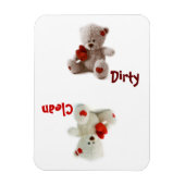Magnet Flexible Aimant souple propre à l'ours en peluche (Vertical)
