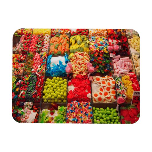Magnet Flexible Aimant sucré-bonbon coloré (Horizontal)
