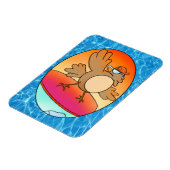 Magnet Flexible Aimant surfeur d'été (Côté Gauche)