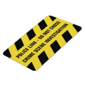 Magnet Flexible Aimant texte personnalisé Faux Police Line (Côté Gauche)