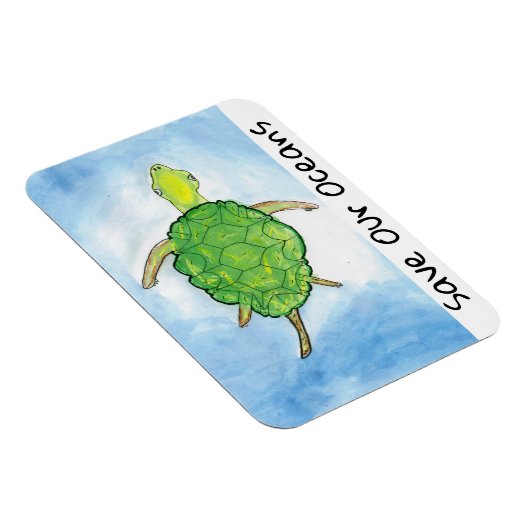 Magnet Flexible aimant tortue (Côté Droit)