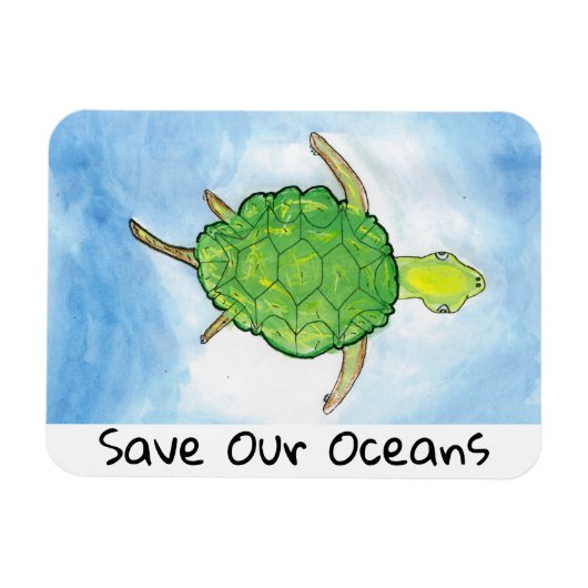 Magnet Flexible aimant tortue (Horizontal)