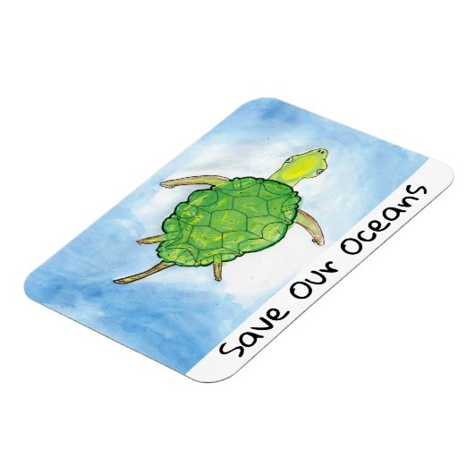 Magnet Flexible aimant tortue (Côté Gauche)