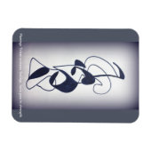 Magnet Flexible Aimant Totem Flamant rose (Horizontal)