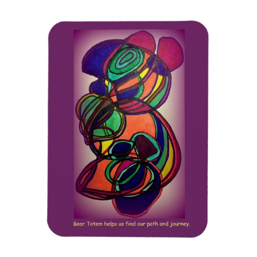 Magnet Flexible Aimant Totem Ours (Vertical)