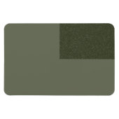 Magnet Flexible Aimant Vert Mousse Deux Tons avec Bloc Texturé (Horizontal)