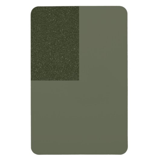 Magnet Flexible Aimant Vert Mousse Deux Tons avec Bloc Texturé (Vertical)