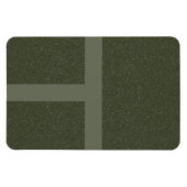 Magnet Flexible Aimant Vert Mousse Grille Moderne – Personnalisabl (Horizontal)