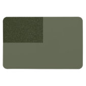Magnet Flexible Aimant Vert Mousse Moderne avec Accent Texturé (Horizontal)