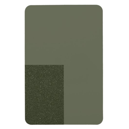 Magnet Flexible Aimant Vert Mousse Moderne avec Accent Texturé (Vertical)