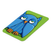 Magnet Flexible Aimant vert Premium Aqua Owl (Côté Gauche)
