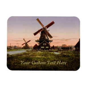 Magnet Flexible Aimant vintage néerlandais Windmills