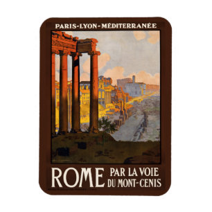 Magnet Flexible Aimant vintage Rome Italie