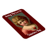 Magnet Flexible Aimant vintage Valentine Angel flexible (Côté Droit)