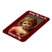 Magnet Flexible Aimant vintage Valentine Angel flexible (Côté Gauche)