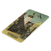 Magnet Flexible aimant Vintage voyage ALLEMAGNE (Côté Gauche)