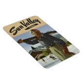 Magnet Flexible Aimant Vintage voyage Sun Valley, Idaho (Côté Droit)