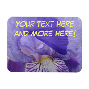 Magnet Flexible Aimants avec citations personnalisées Fleurs d'Iri