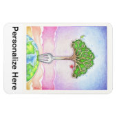 MAGNET FLEXIBLE AIMANTS - NOURRITURE DURABLE POUR LA VIE (Horizontal)