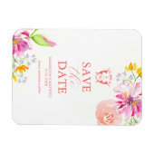 Magnet Flexible Aimants pour annoncer la date Fleurs (Horizontal)