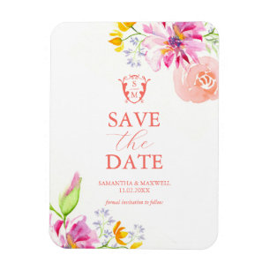 Magnet Flexible Aimants pour annoncer la date Fleurs