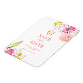 Magnet Flexible Aimants pour annoncer la date Fleurs (Côté Gauche)