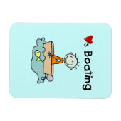 Magnet Flexible Aime le bateau (Horizontal)
