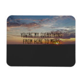 Magnet Flexible Aimer Cote Magnet, Coucher De Soleil, Coheed Et Ca (Horizontal)