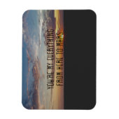 Magnet Flexible Aimer Cote Magnet, Coucher De Soleil, Coheed Et Ca (Vertical)