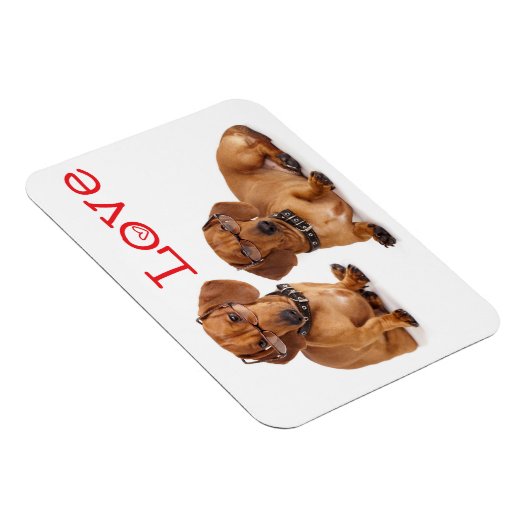 Magnet Flexible Aimer Dachshund Chien Chien Chien Chien Chien Aima (Côté Droit)