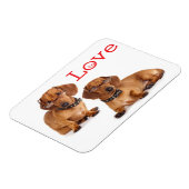 Magnet Flexible Aimer Dachshund Chien Chien Chien Chien Chien Aima (Côté Gauche)