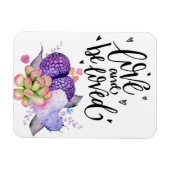 Magnet Flexible Aimer et être aimé Succulents Aimant flexible (Horizontal)