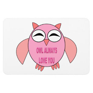 Magnet Flexible Aimer le message d'amour mignon