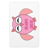 Magnet Flexible Aimer le message d'amour mignon (Vertical)