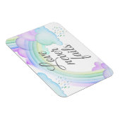 Magnet Flexible Aimer n'échoue jamais aquarelle arc-en-ciel (Côté Droit)