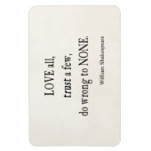 Magnet Flexible Aimer Tous Faire Confiance Quelques Mauvais Nulle  (Vertical)