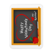 Magnet Flexible Aimez Mon Professeur ! Bonne Saint Valentin (Vertical)