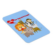 Magnet Flexible Aimez nos amis animaux (Côté Droit)