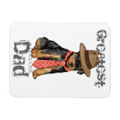 Magnet Flexible Airedale Papa (Horizontal)