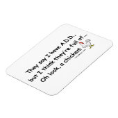 Magnet Flexible AJOUTER plein de poulets (Côté Gauche)