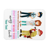 Magnet Flexible Ajoutez Votre Aimant De Texte (Horizontal)