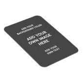 Magnet Flexible Ajoutez votre couleur arrière - plan, votre image, (Côté Droit)