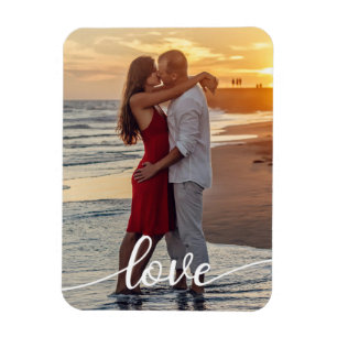 Magnet Flexible Ajoutez votre propre photo d'amour romantique