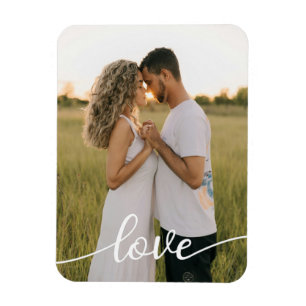 Magnet Flexible Ajoutez votre propre photo d'amour romantique