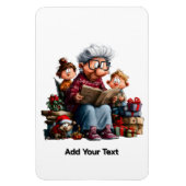 Magnet Flexible Ajoutez votre texte (Vertical)