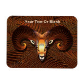 Magnet Flexible Akéda - Tête de bélier (Horizontal)