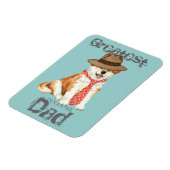 Magnet Flexible Akita Papa (Côté Gauche)