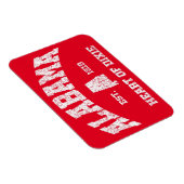 Magnet Flexible Alabama, Coeur de Dixie (Côté Droit)