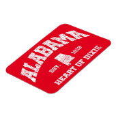 Magnet Flexible Alabama, Coeur de Dixie (Côté Gauche)