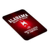 Magnet Flexible Alabama Heart of Dixie (Côté Droit)